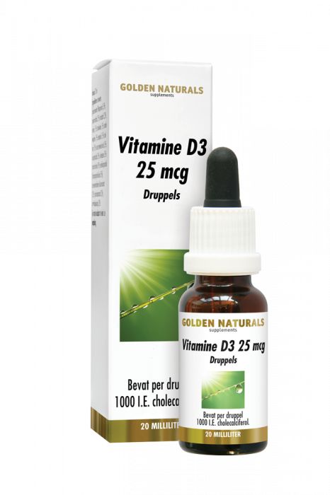 Vitamine D3 25mcg druppels 20ml