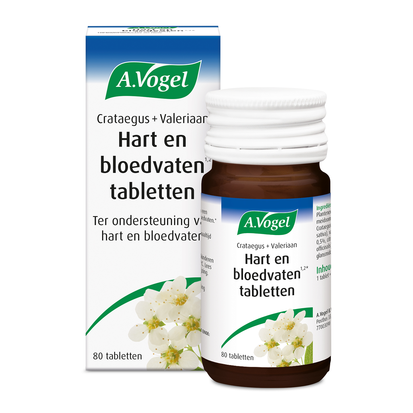 Crataegus + valeriaan tabletten 80tb
