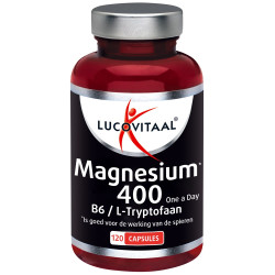 Magnesium 400 met B6 en L-tryptofaan 120ca