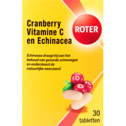 Cranberry vitamine C & echinacea 30tb