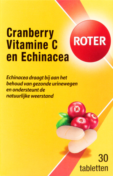 Cranberry vitamine C & echinacea 30tb