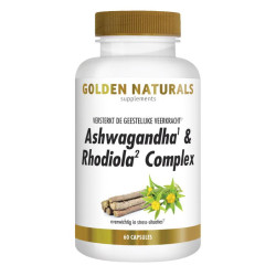 Ashwagandha & rhodiola 60vc