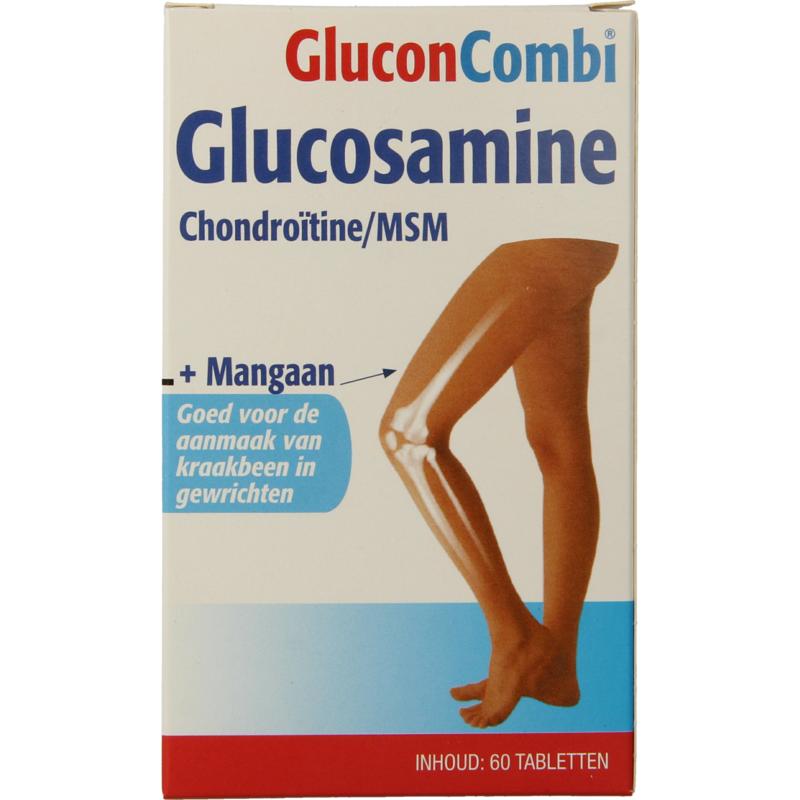 Glucosamine & chondroitine MSM mangaan 60st