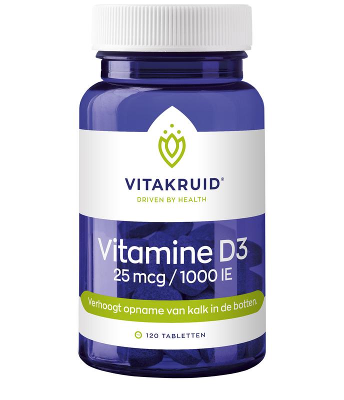 Vitamine D3 25 mcg / 1000 IE 120tb