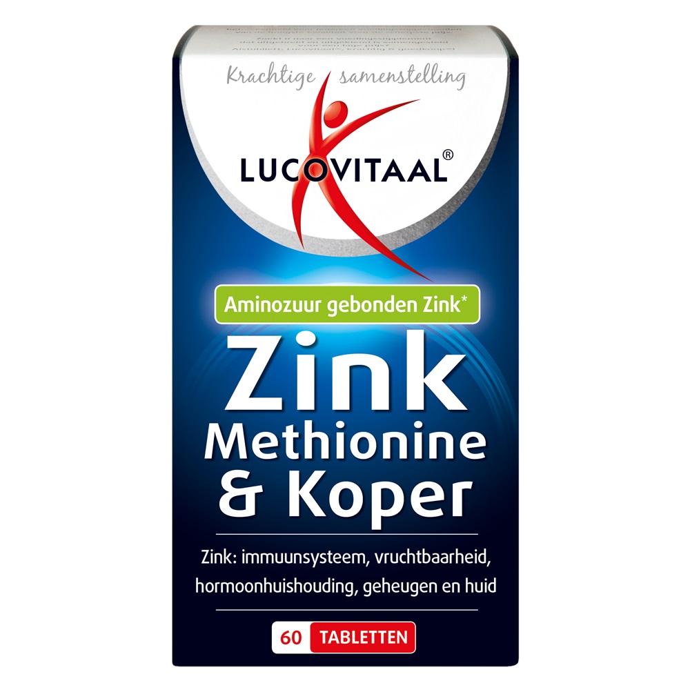 Zink methionine & koper 60tb