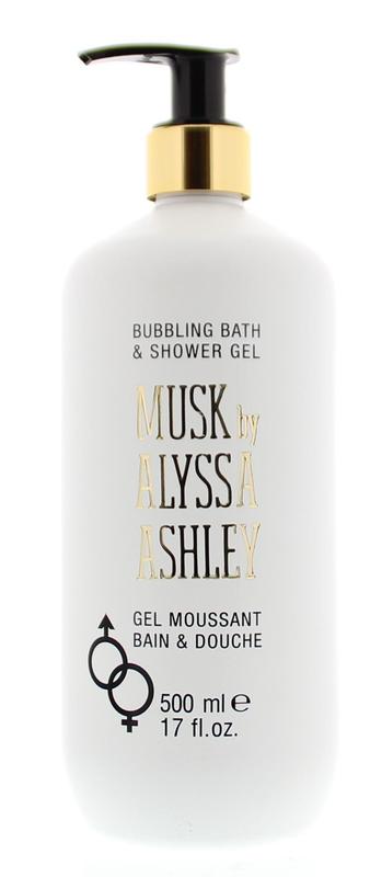 Musk bath & shower gel pomp 500ml