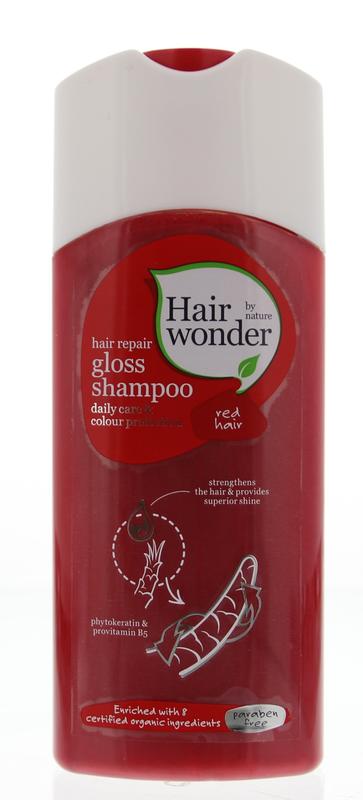 Hair repair gloss shampoo red hair 200ml
