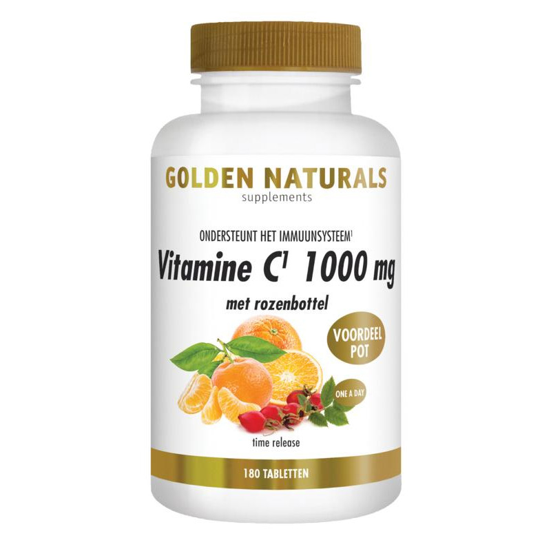 Vitamine C 1000 + rozenbottel 180tb