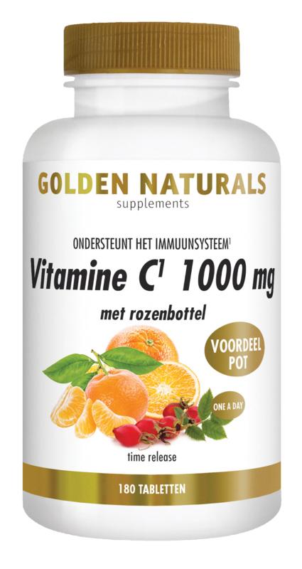 Vitamine C 1000 + rozenbottel 180tb