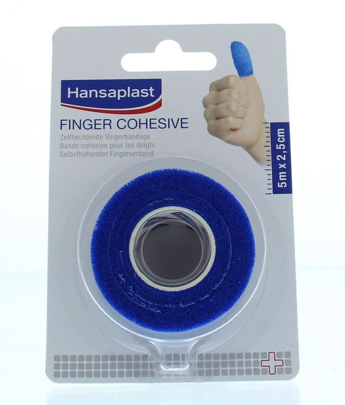 Cohesive finger tape blauw 1st