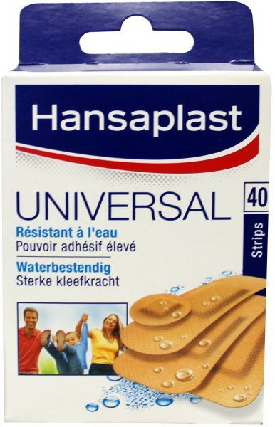 Water resistant universal strips 40st