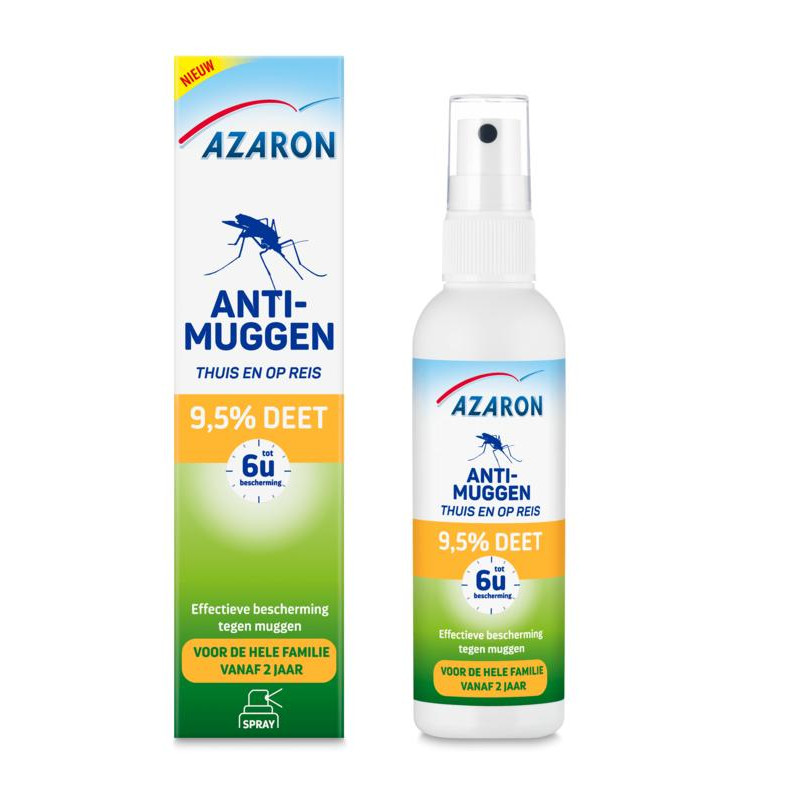 Anti muggen 9.5% deet spray 100ml