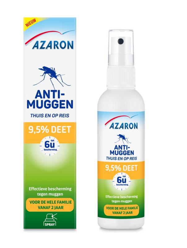 Anti muggen 9.5% deet spray 100ml
