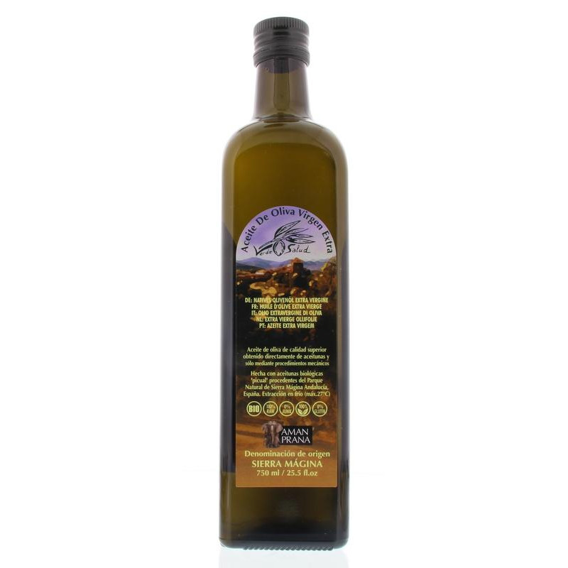 Verde salud extra vierge olijfolie bio 750ml