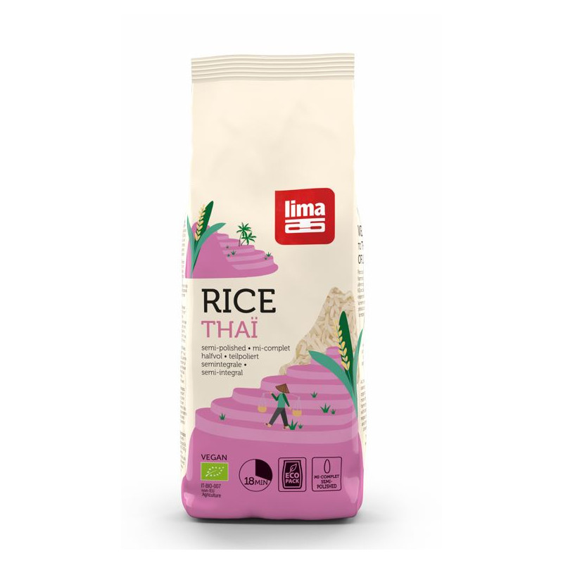 Rijst thai halfvol bio 500g