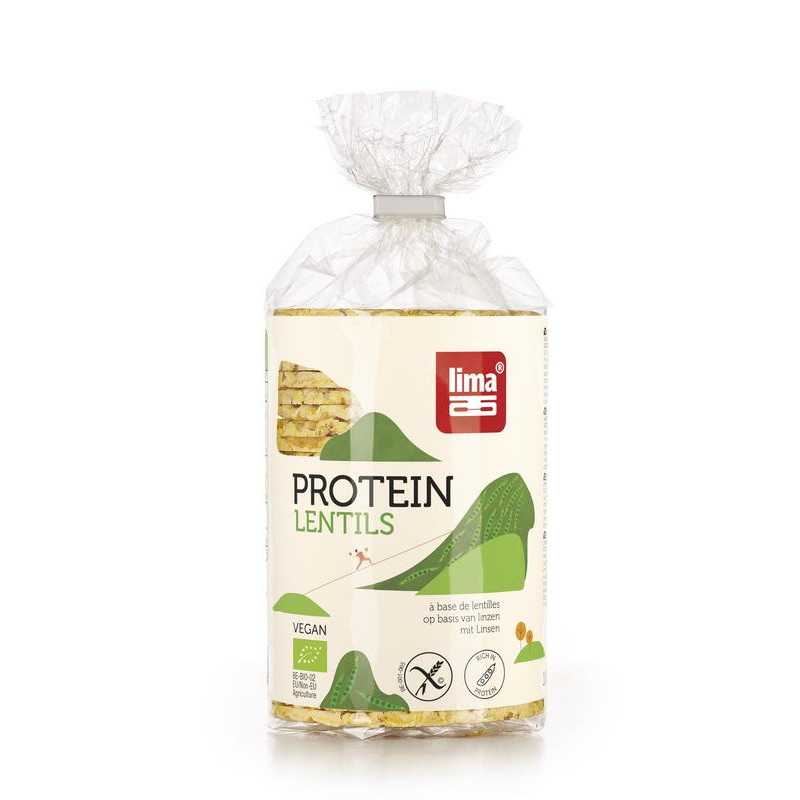 Linzenwafels proteine bio 100g