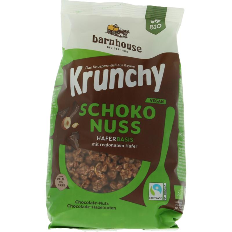 Krunchy choco noten bio 375g