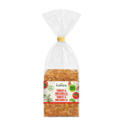 Crackers tomaat mozarella...