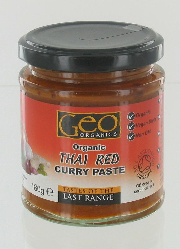 Curry paste thai red bio 180g