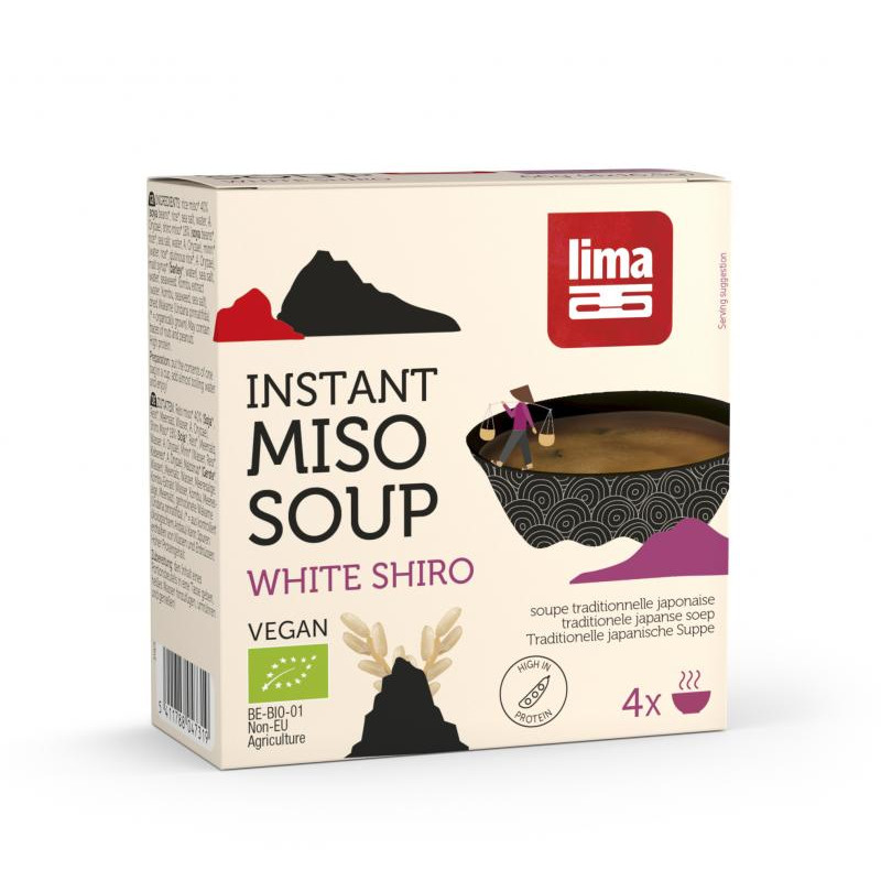 Instant miso soup white shiro 4 x 16.5 gram bio 4st