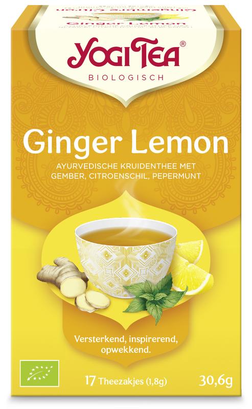 Ginger lemon munt bio 17st