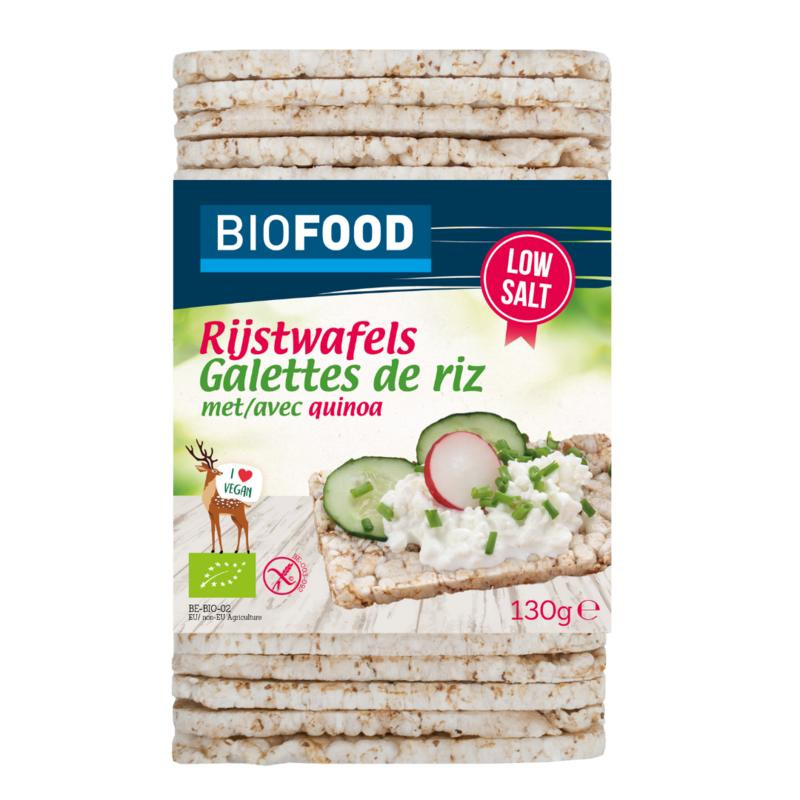 Rijstwafels met quinoa bio 130g