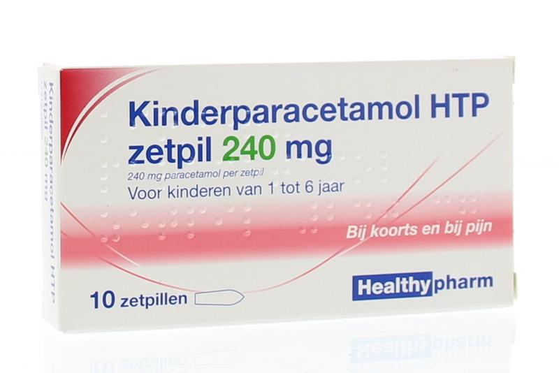 Paracetamol kinderen 240mg 10zp