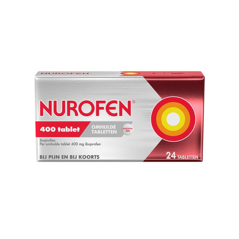 Ibuprofen omhulde tabletten 400mg 24tb