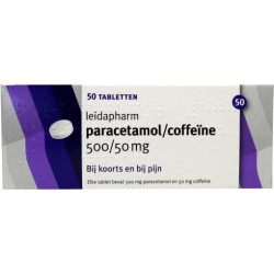 Paracetamol/coffeine CP 550 50tb