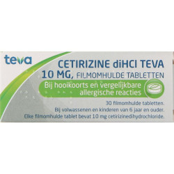 Cetirizine DI HCI 10 mg 30tb