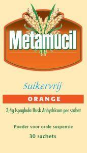 Metamucil orange suikervrij 30sach