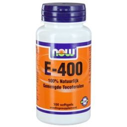 Vitamine E-400 gemengde tocoferolen 100sft