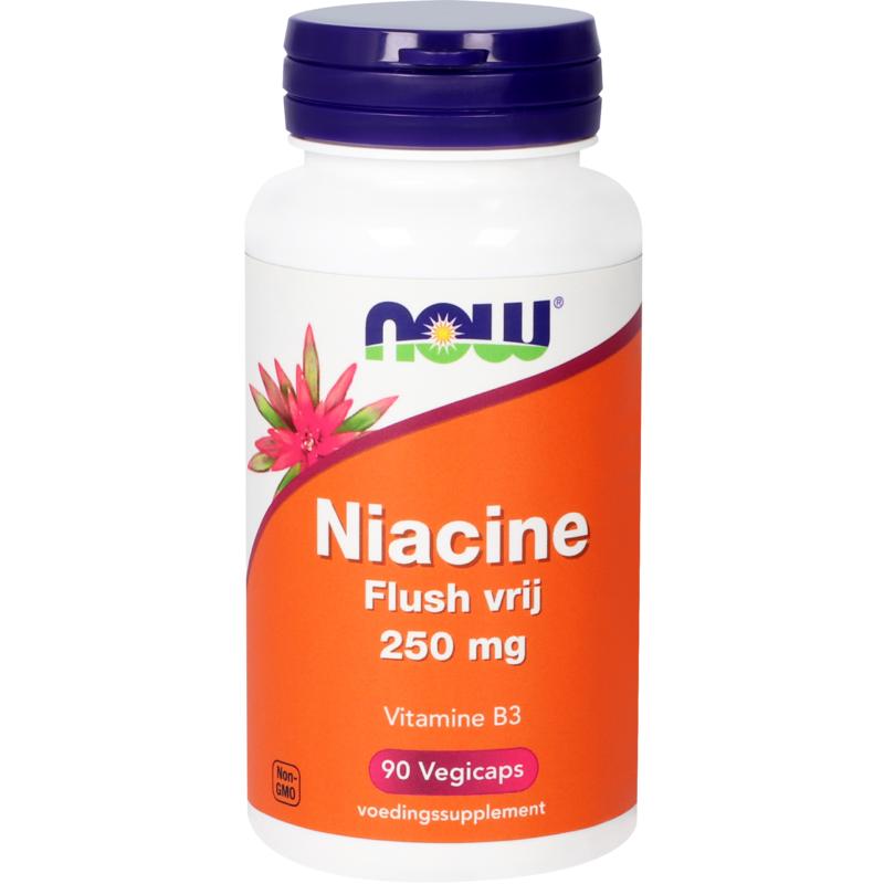 Niacine flush vrij 250mg 90ca