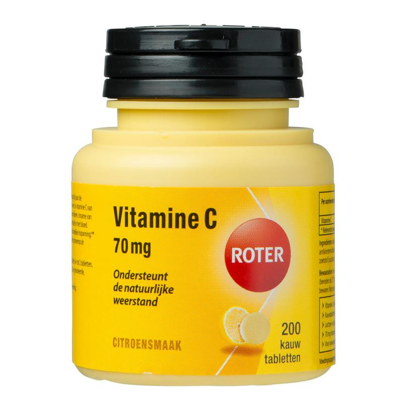 Vitamine C 70 mg kauwtablet 200tb