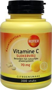 Vitamine C 70 mg suikervrij 300kt