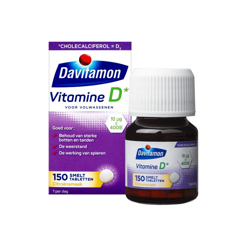 Vitamine D volwassenen smelttablet 150tb