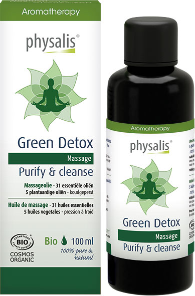 Massageolie green detox bio 100ml