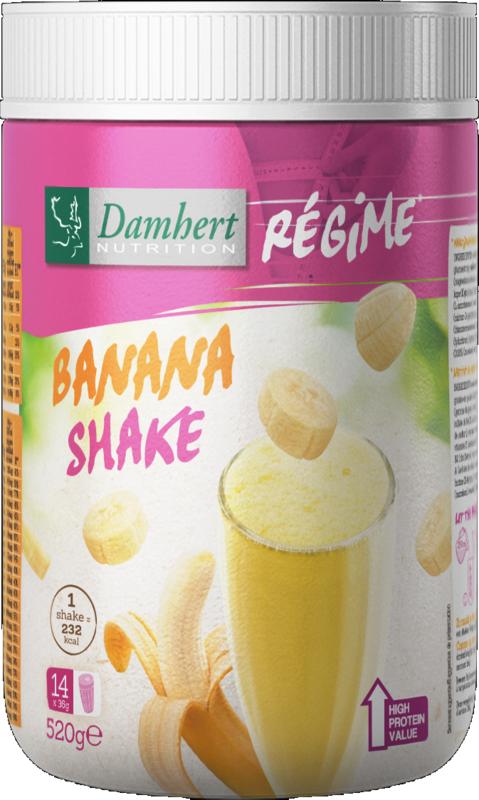 Regime maaltijd shake banaan 520g