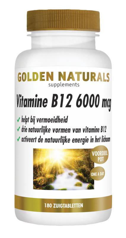 Vitamine B12 6000mcg 180zt