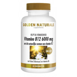 Vitamine B12 6000mcg vega 60zt