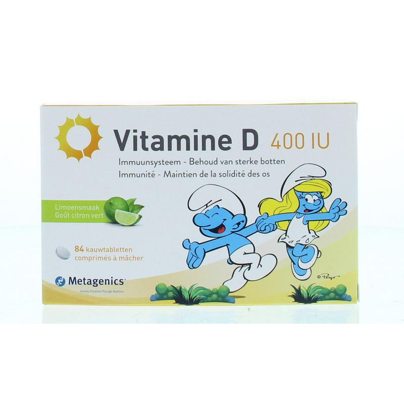 Vitamine D 400IU smurfen 84kt