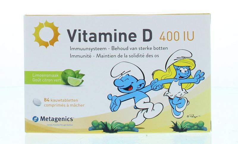 Vitamine D 400IU smurfen 84kt