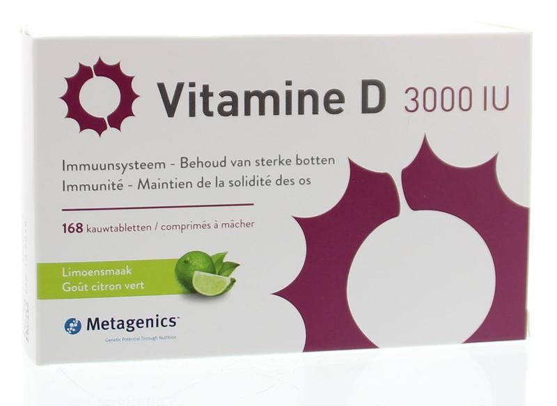 Vitamine D 3000IU 168tb