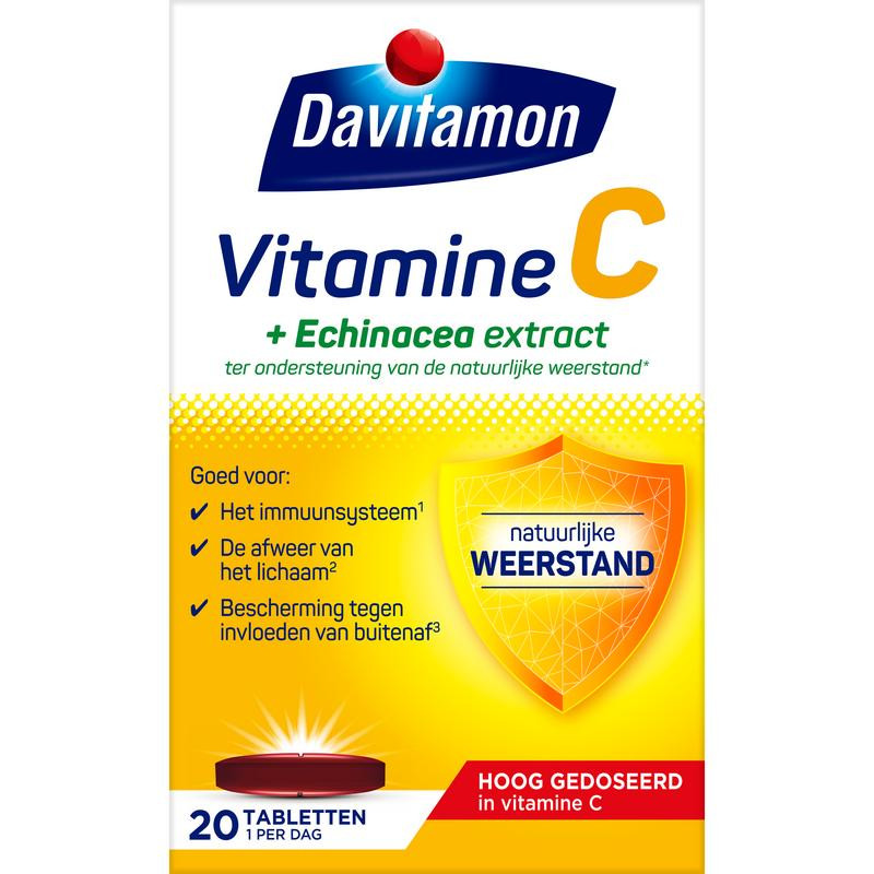Vitamine C + echinacea 20st