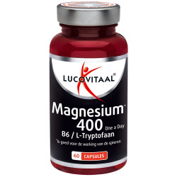 Magnesium 400 met B6 en L-tryptofaan 60ca