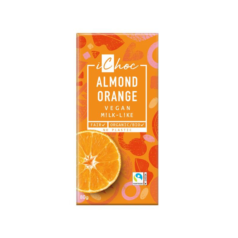 Almond orange vegan bio 80g