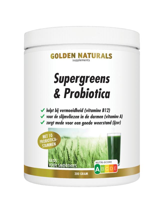 Supergreens & probiotica 300g