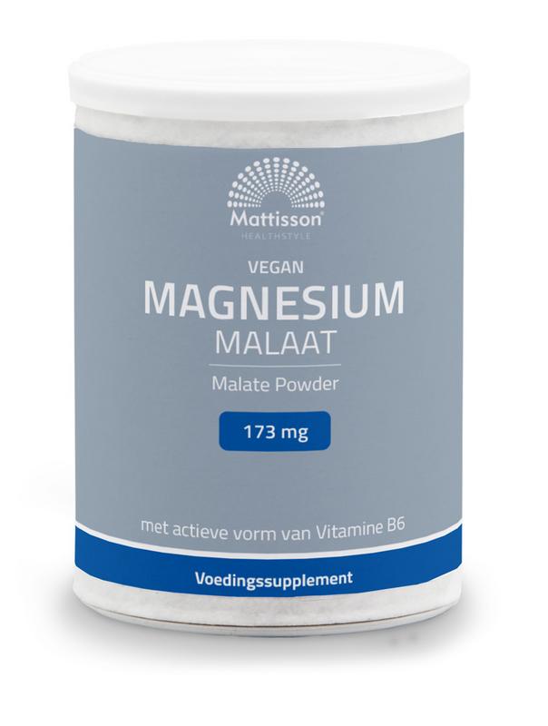 Magnesium malaat met actieve vorm vit. b6 200g