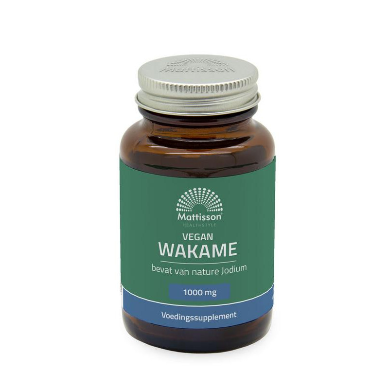 Wakame 1000mg - bevat van nature jodium 60vc