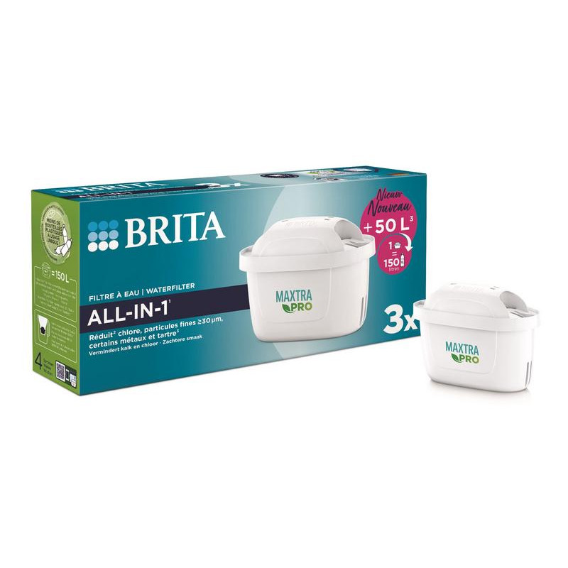 Waterfilterpatroon maxtra pro all-in-1 3-pack 3st